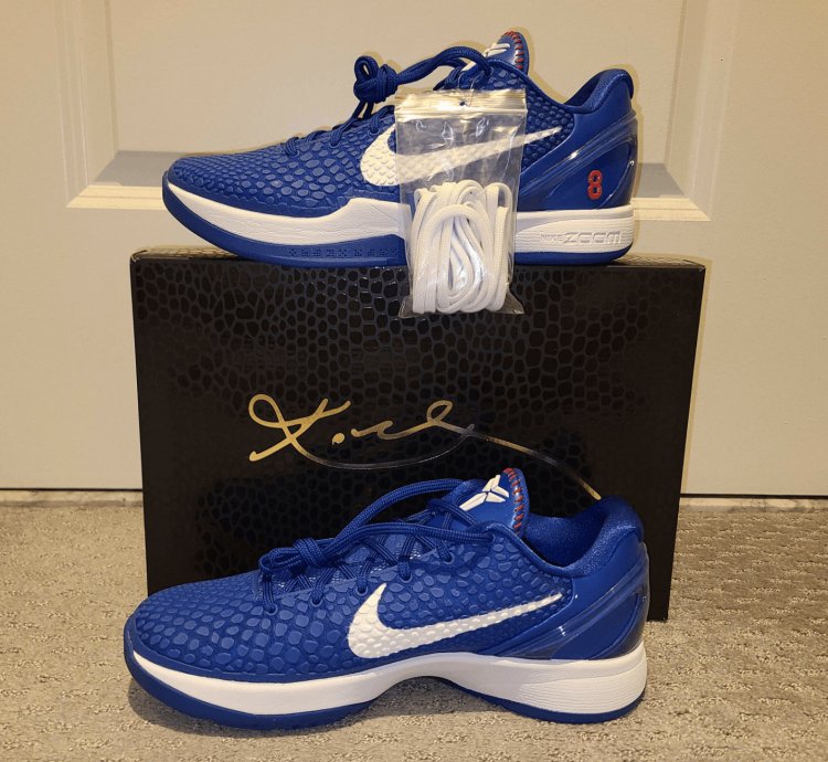 Nike Kobe 6 Protro La Dodgers Game Royal Blue Size 11 New