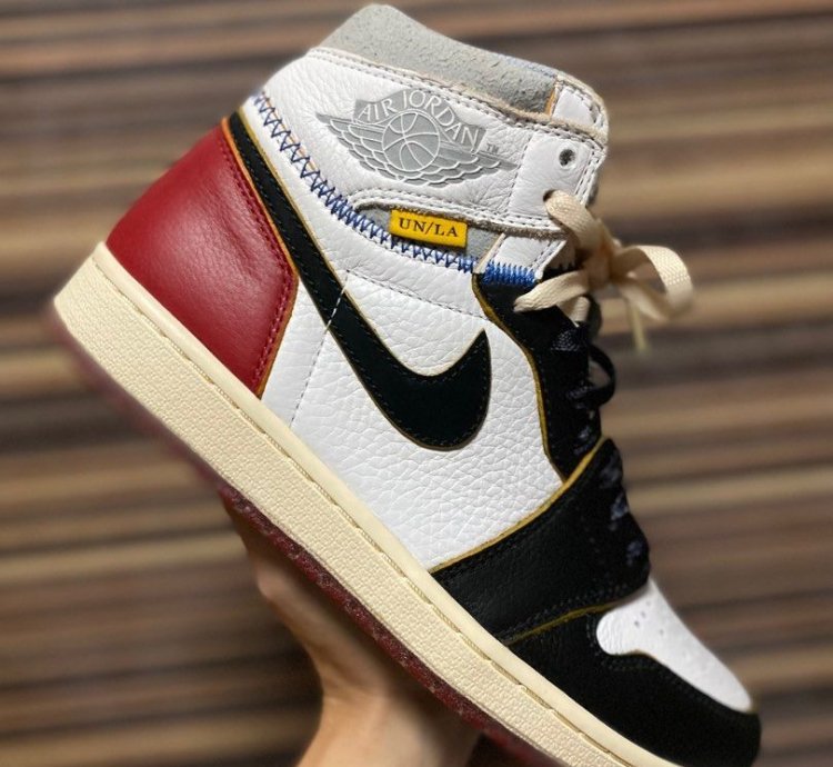 Union La X Air Jordan 1 Retro High Nrg black Toe