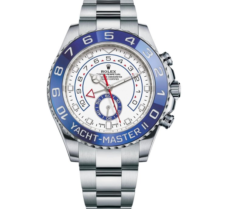 Rolex Yacht-master Ii Stainless Steel - Matte White Mercedes Dial 116680