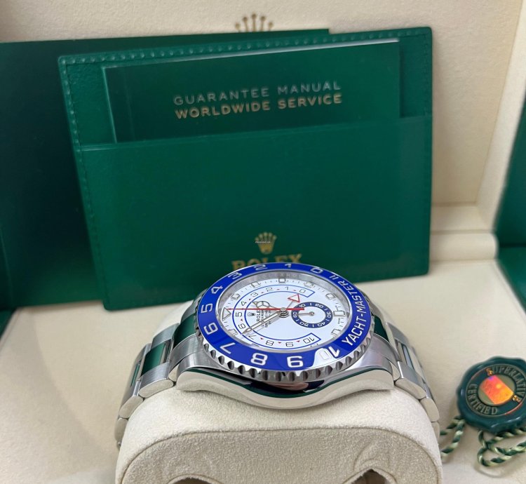 Rolex Yacht-master Ii Stainless Steel - Matte White Mercedes Dial 116680