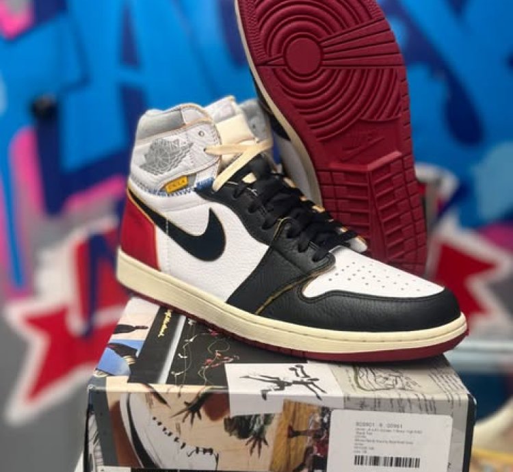 Union La X Air Jordan 1 Retro High Nrg black Toe