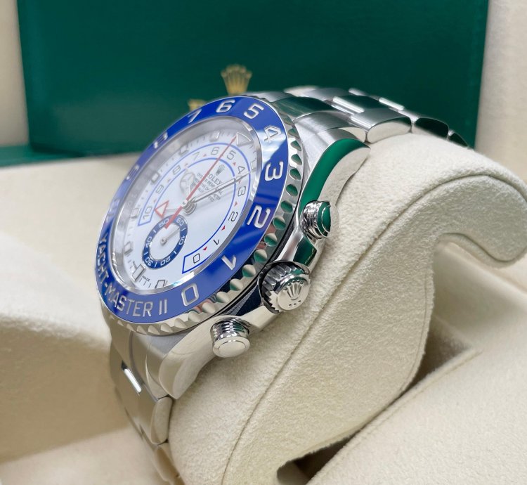 Rolex Yacht-master Ii Unworn Yacht-master Ii 116680 44mm Stainless Steel Blue Bezel Oyster Bracelet