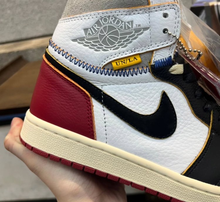 Union La X Air Jordan 1 Retro High Nrg black Toe
