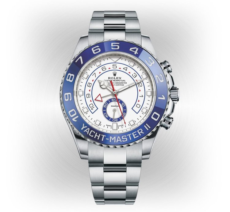 Rolex Yacht-master Ii Unworn Yacht-master Ii 116680 44mm Stainless Steel Blue Bezel Oyster Bracelet