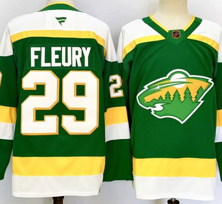 Minnesota Wild 29 Marc-andre Fleury Jersey Stitched