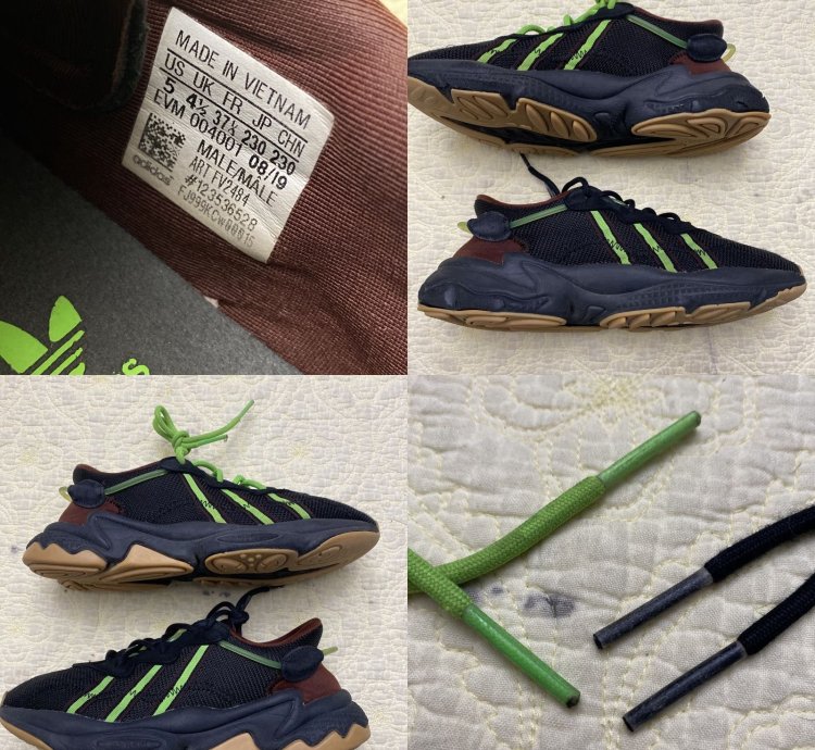 Adidas Ozweego Pusha King Push Sneakers Men Size 5 Black 2019 Athletic Casual