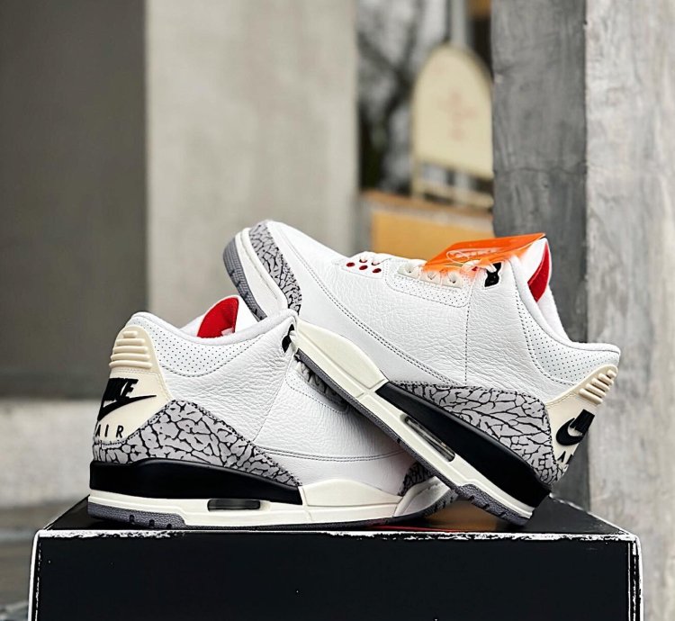 Air Jordan 3 Retro white Cement Reimagined