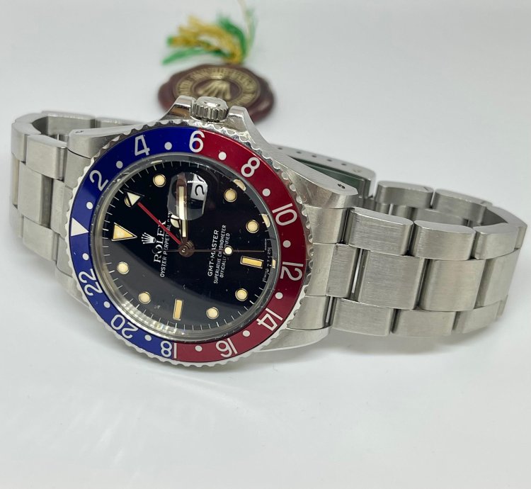 Rolex Gmt-master 16750 Nos Stickets Unique