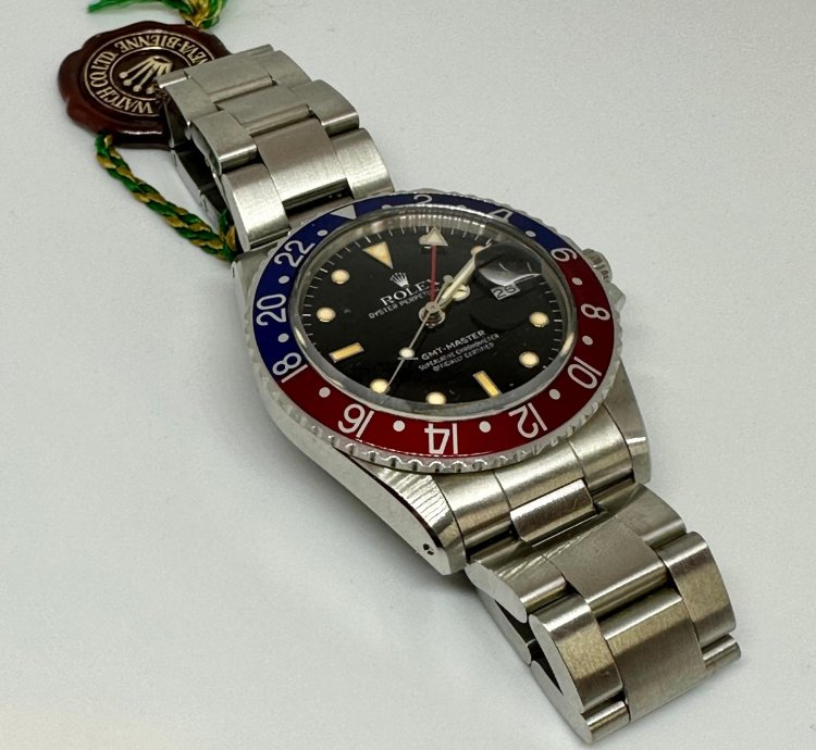 Rolex Gmt-master 16750 Nos Stickets Unique
