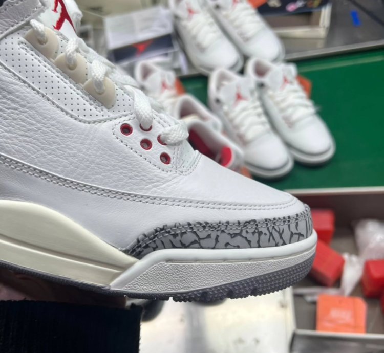 Air Jordan 3 Retro white Cement Reimagined
