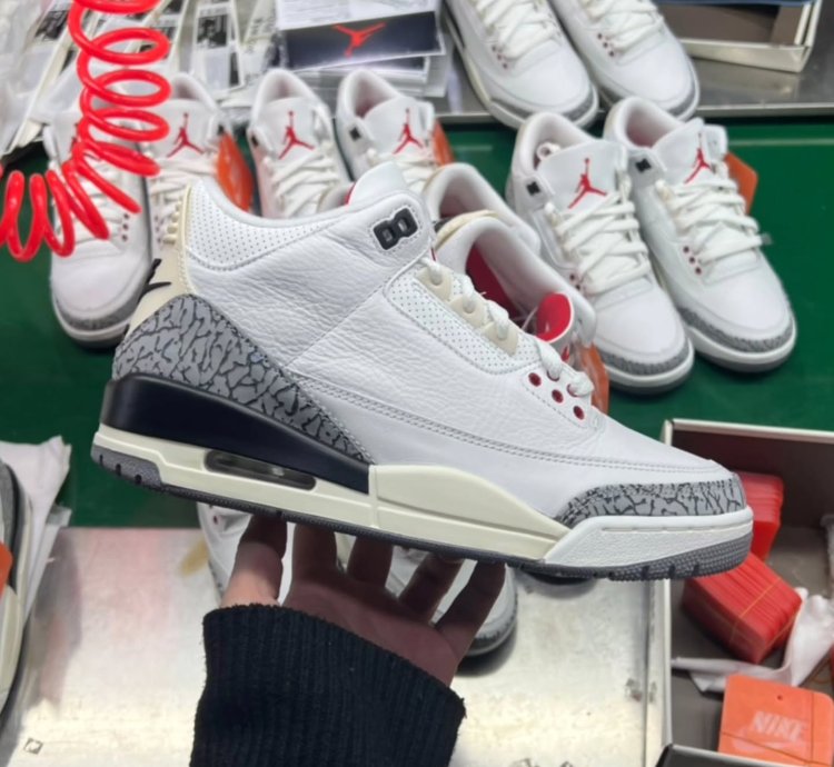 Air Jordan 3 Retro white Cement Reimagined