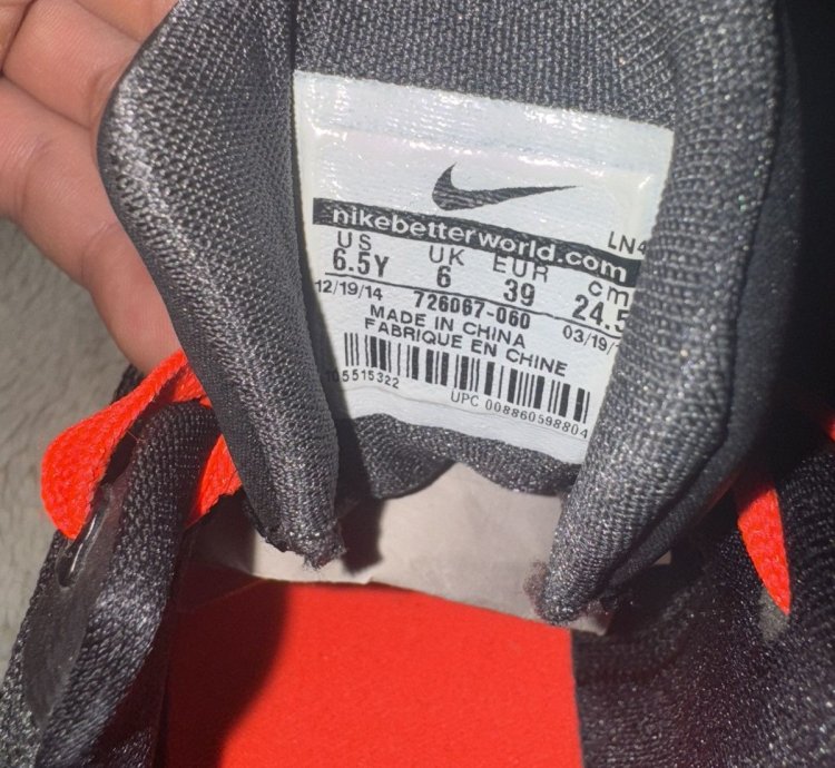 Ds Nike Kobe 10 Bright Crimson Size 6 5y