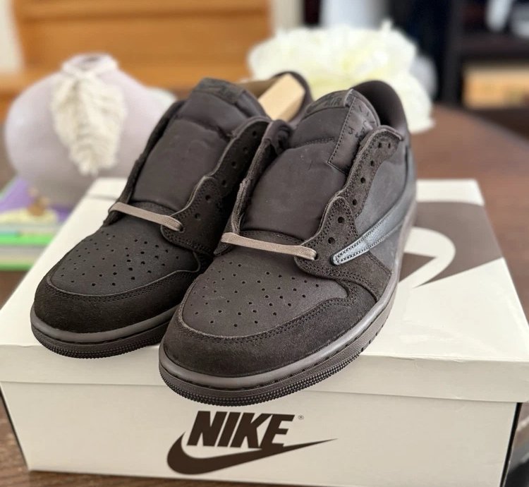 Travis Scott X Air Jordan 1 Low Og Sp Velvet Brown
