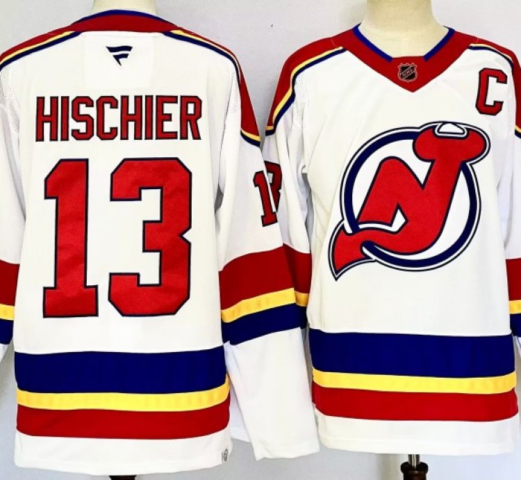 New Jersey Devils 13 Nico Hischier Jersey