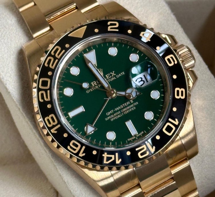Rolex Gmt-master Ii 116718ln All Stickers Nos Eu 2014 Unworn Chromalight Ungetragen