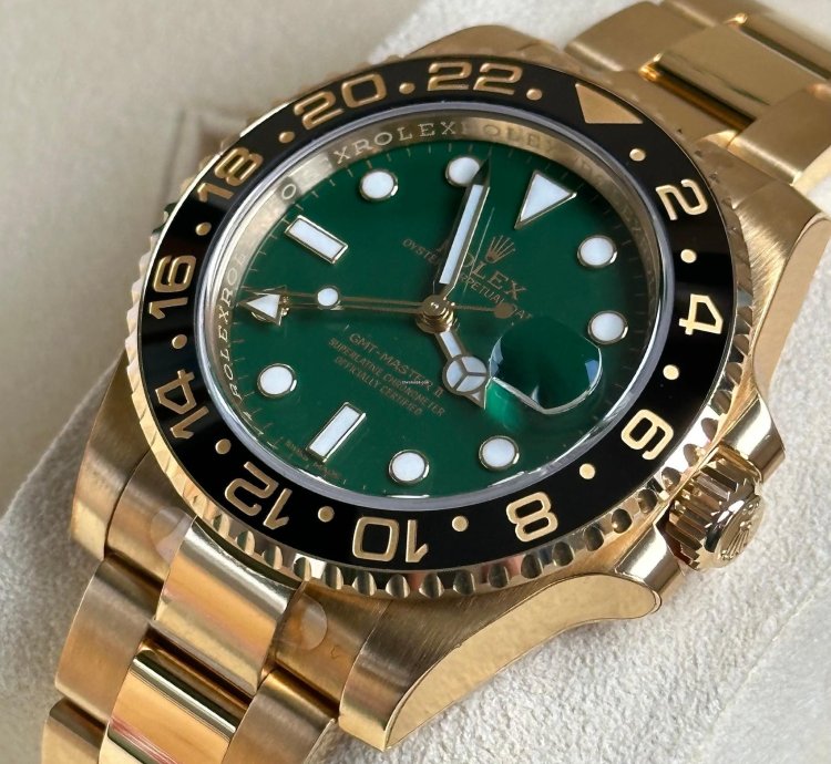 Rolex Gmt-master Ii 116718ln All Stickers Nos Eu 2014 Unworn Chromalight Ungetragen