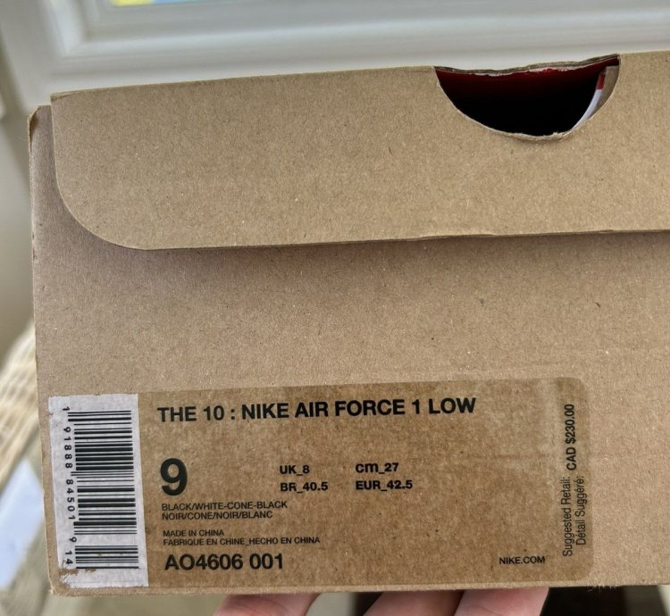Nike Off White Air Force 1