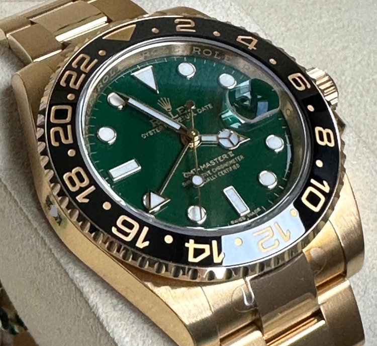 Rolex Gmt-master Ii 116718ln All Stickers Nos Eu 2014 Unworn Chromalight Ungetragen