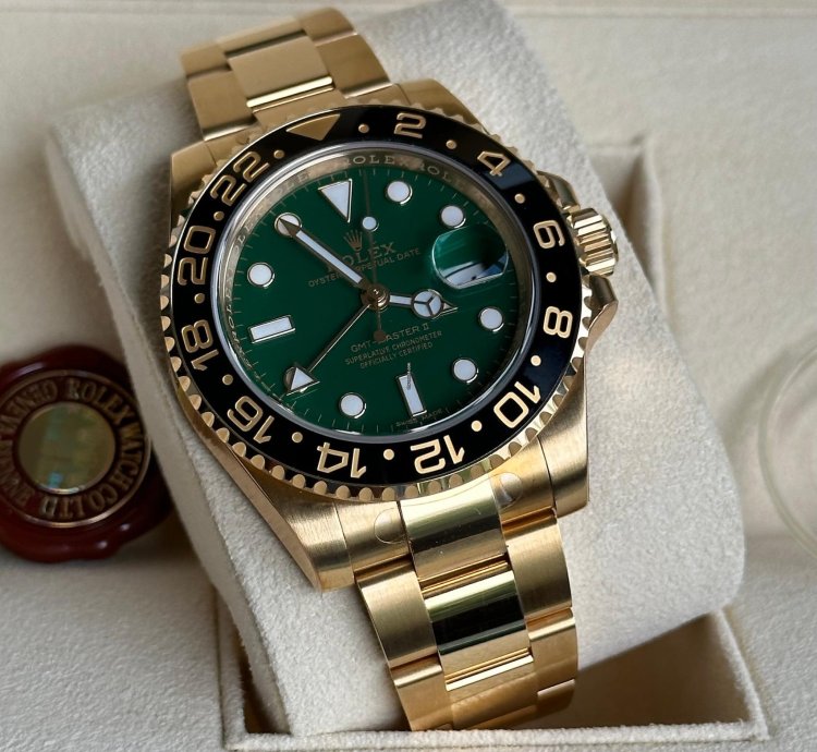 Rolex Gmt-master Ii 116718ln All Stickers Nos Eu 2014 Unworn Chromalight Ungetragen