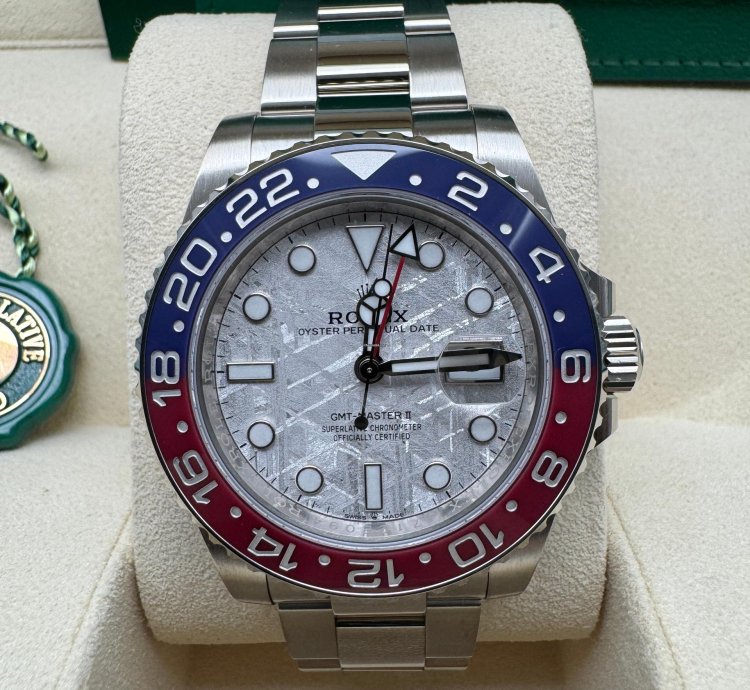 Rolex Gmt-master Ii 116719blro Pepsi Meteorite New 2023