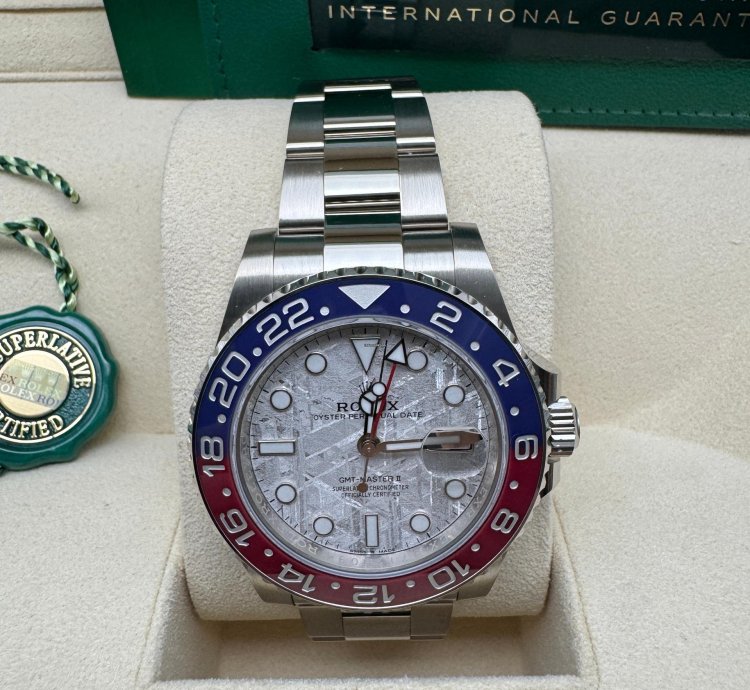 Rolex Gmt-master Ii 116719blro Pepsi Meteorite New 2023