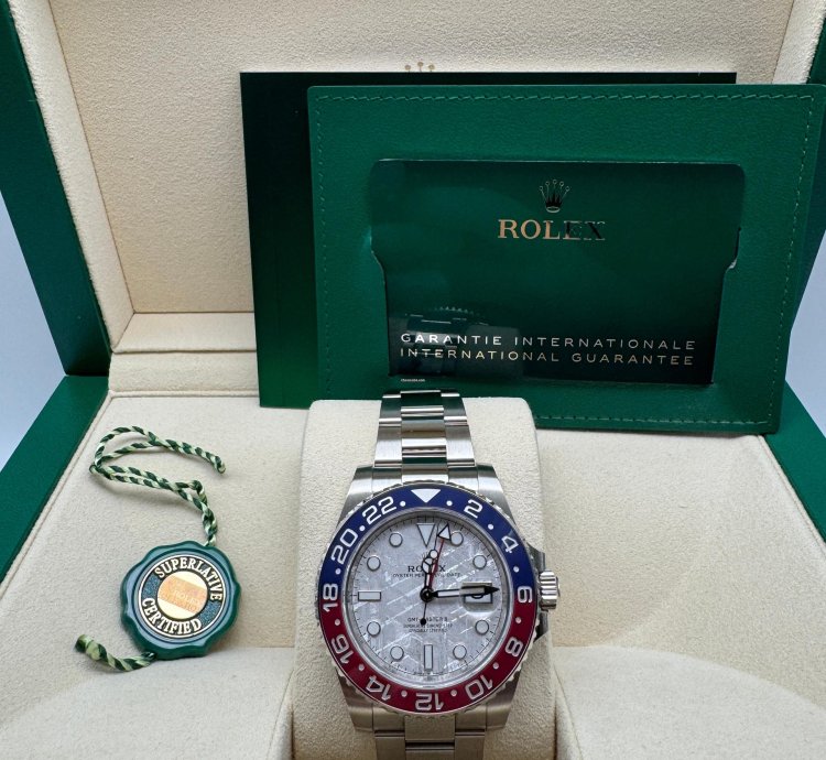 Rolex Gmt-master Ii 116719blro Pepsi Meteorite New 2023
