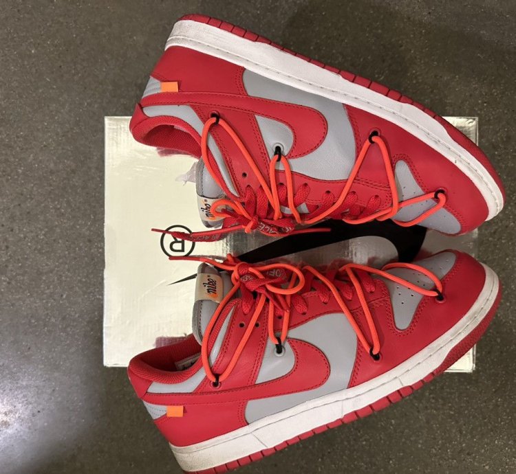 Nike Off White Dunk University Red