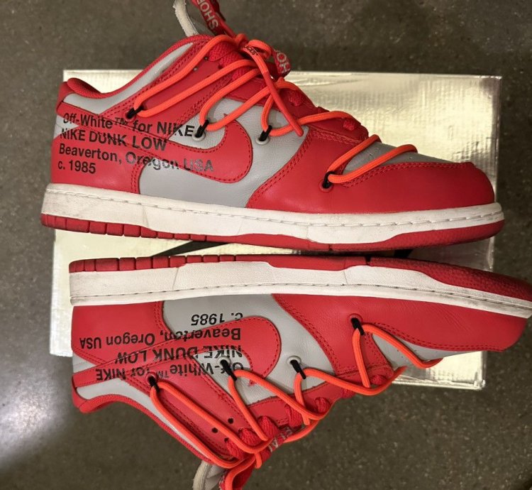 Nike Off White Dunk University Red