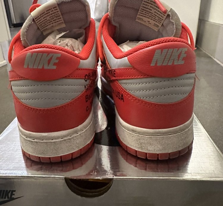 Nike Off White Dunk University Red