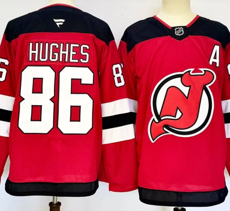 New Jersey Devils 86 Jack Hughes Jersey Stitched