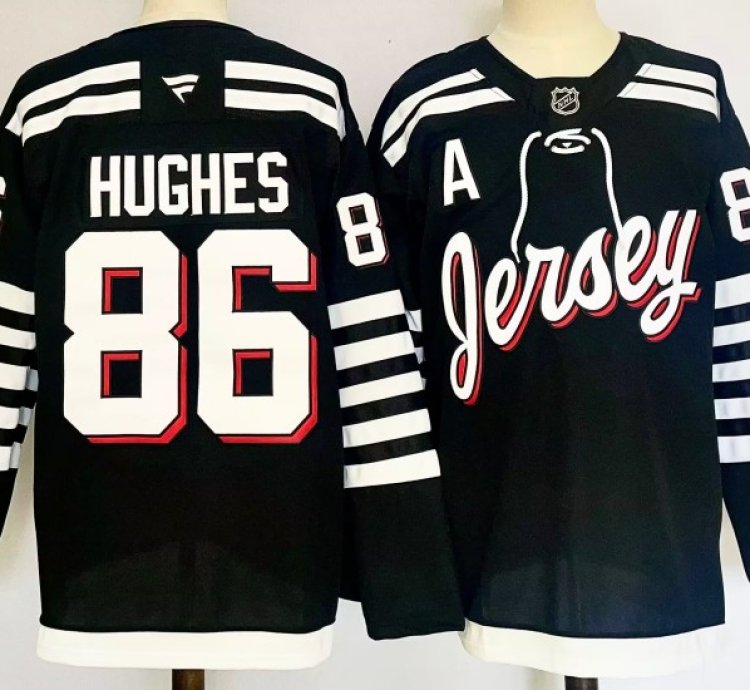 New Jersey Devils 86 Jack Hughes Jersey