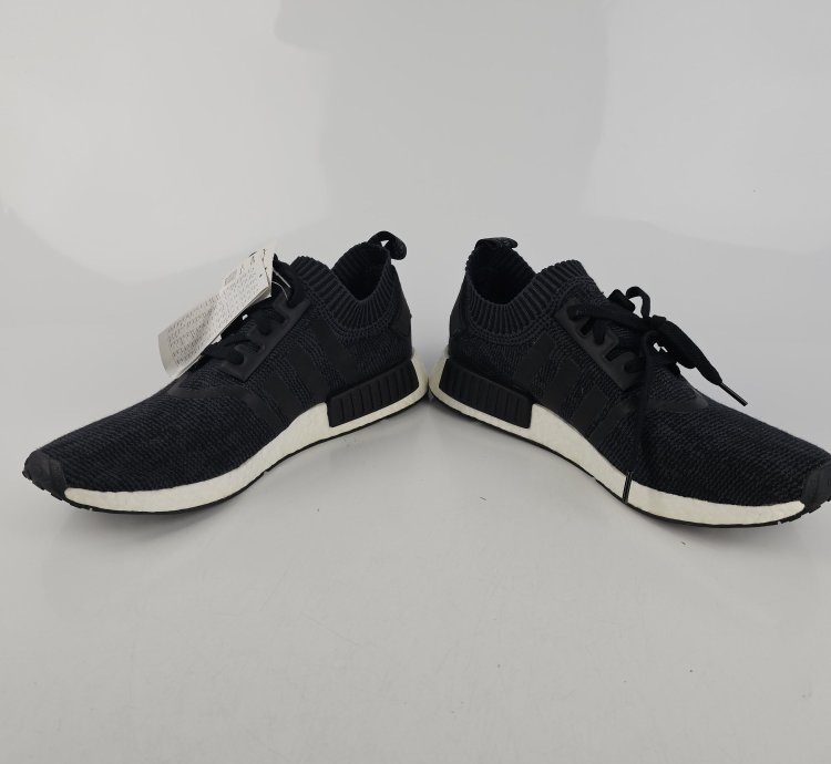 Adidas Primeknit Nmd Runner Wool Black Size 13 5 Brand New