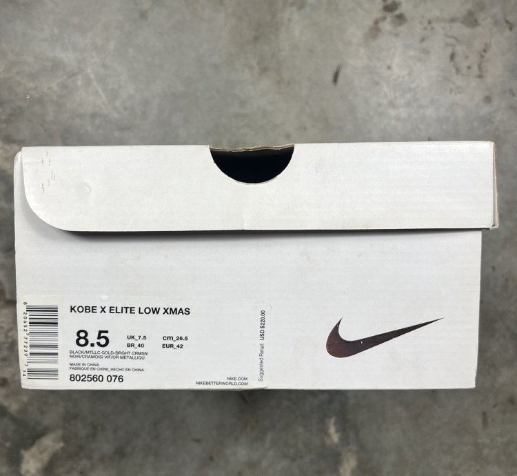 Kobe 10 Elite Low Christmas 2015