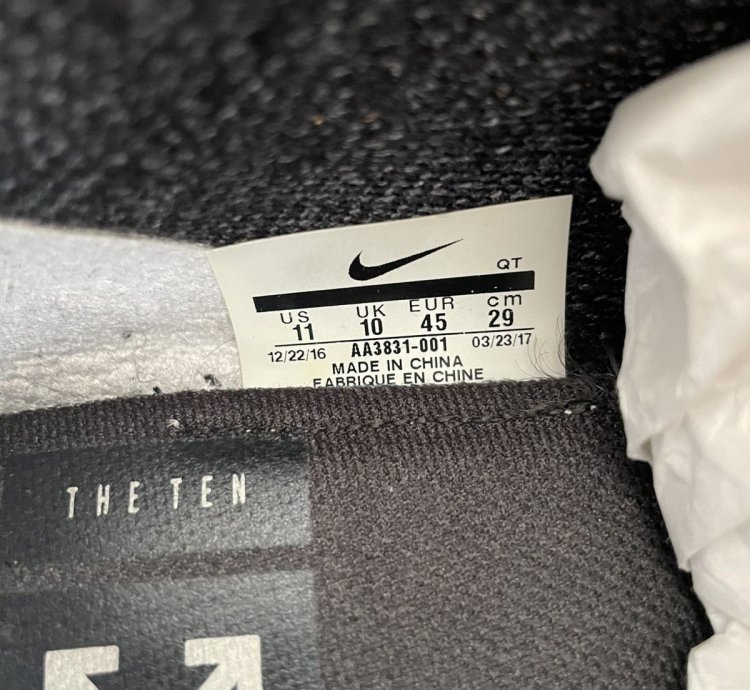 Nike Off-white Air Vapormax The Ten Size 11