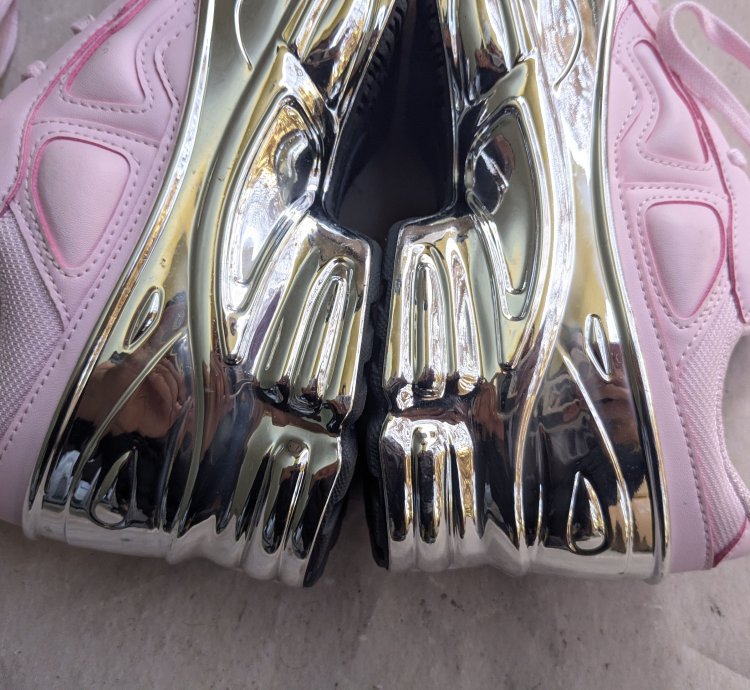 Adidas Raf Simons Ozweego Pink Mirrored Chrome Ee7947