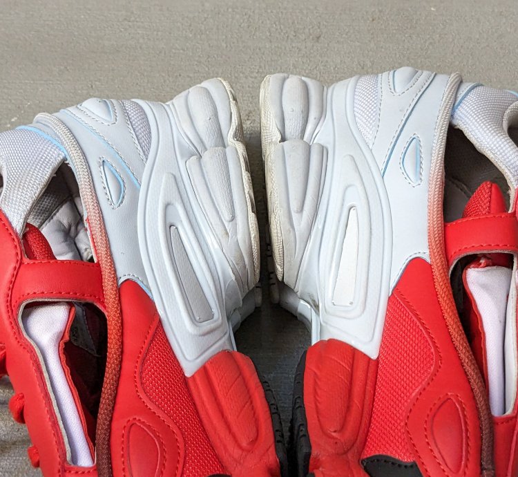 Adidas Raf Simons Ozweegont Red Size 12 Ee7933