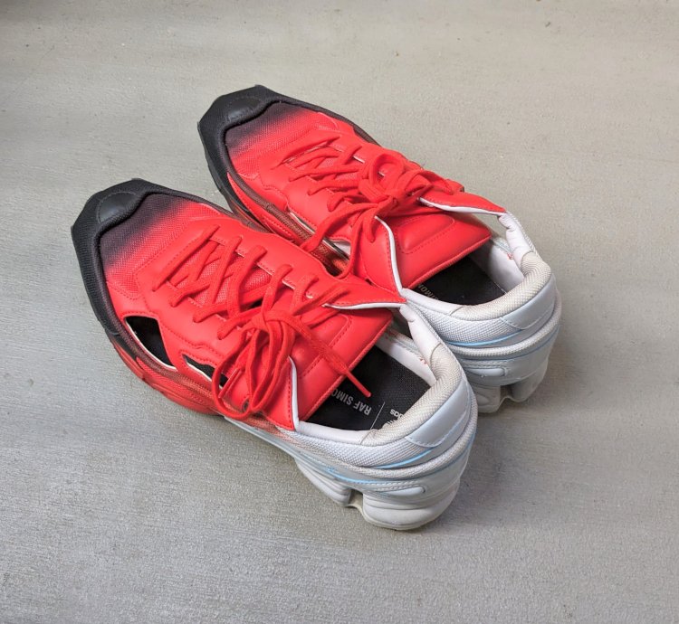 Adidas Raf Simons Ozweegont Red Size 12 Ee7933