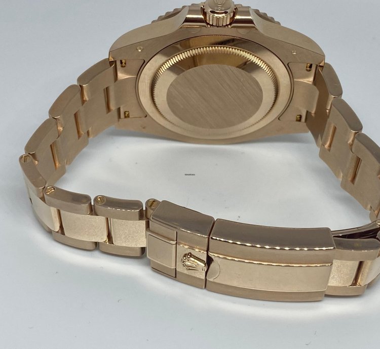 Rolex Gmt-master Ii 126715chnr Full Set Rose Gold