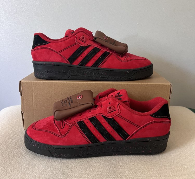 Adidas Rivalry Low Marvel Deadpool In Red