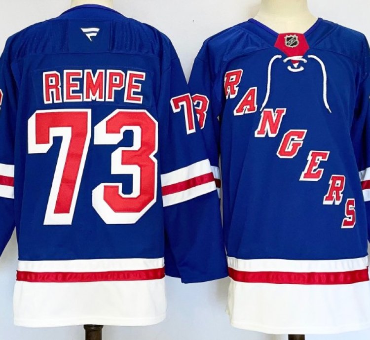 New York Rangers 73 Matt Rempe Jersey Stitched