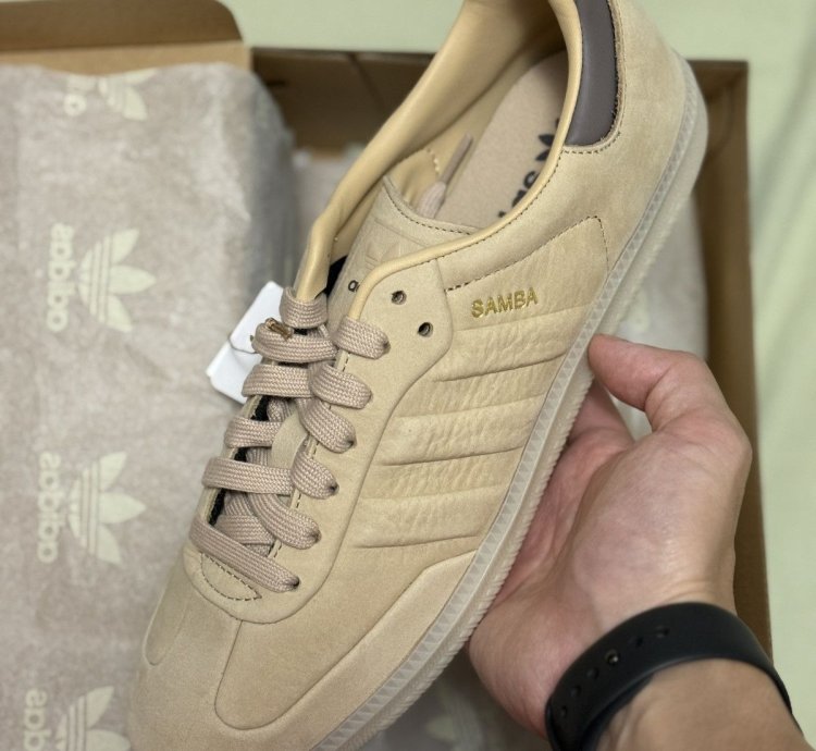 Adidas Samba - Beige Leather - Us Size 9