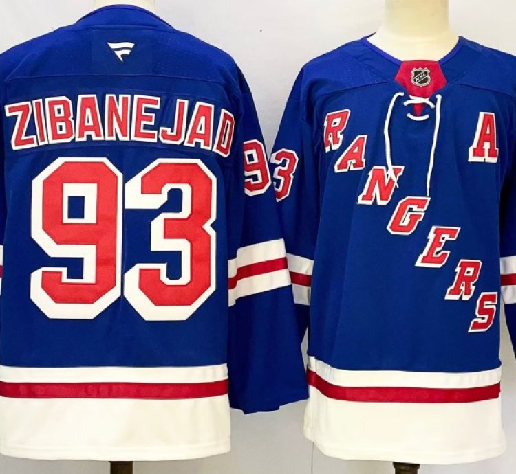 New York Rangers 93 Mika Zibanejad Jersey Stitched