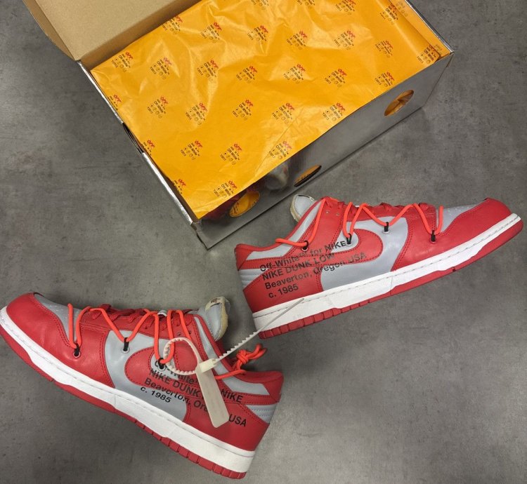 Nike Off-white Dunk Low University Red