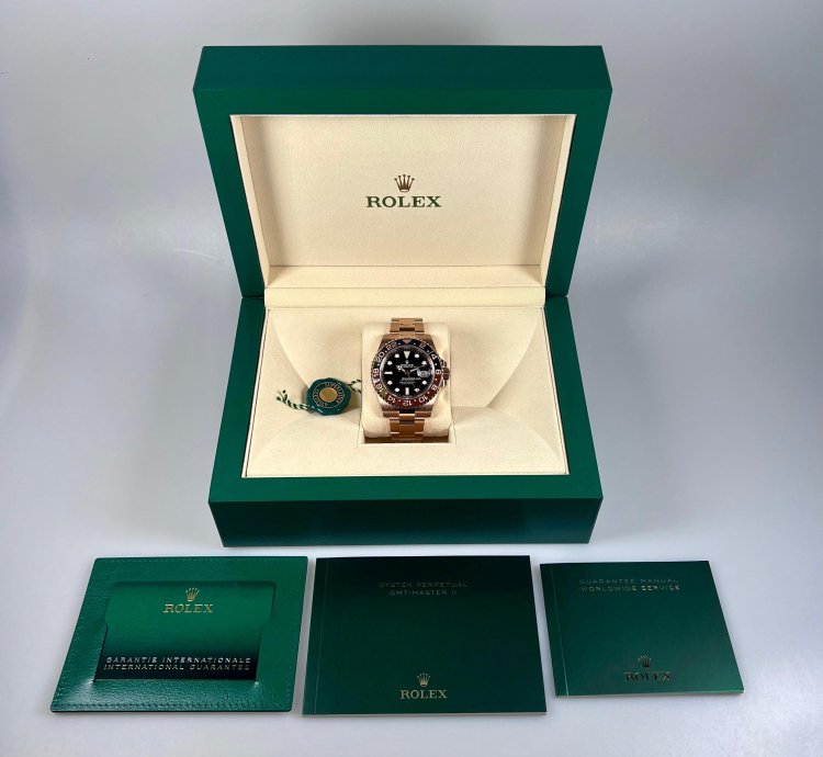 Rolex Gmt-master Ii 126715chnr Root Beer Full Set Neu 2021 De