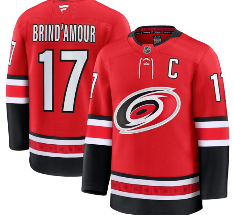 Rod Brindamour Jersey 17 Carolina Hurricanes Premium All Stitched Red