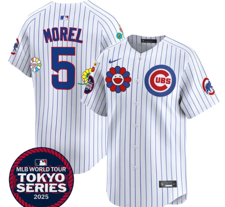 Christopher Morel Jersey 5 Chicago Cubs Tokyo Series 2025 Vapor Premier Limited Stitched Pinstripe