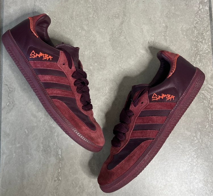 Adidas Samba Jonah Hill Maroon Sz 10