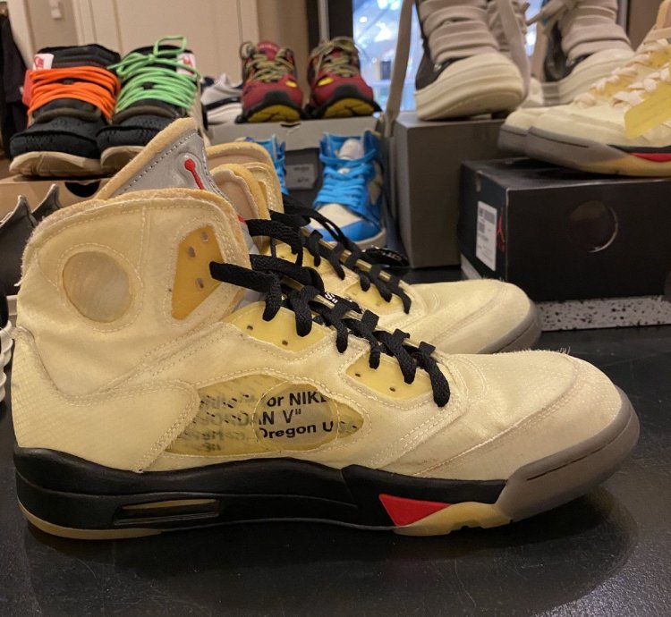 Nike Off-white Jordan 5 Sz 11