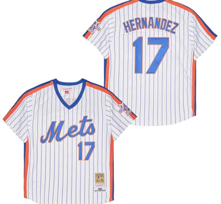 New York Mets 17 Keith Hernandez Jersey Stitched
