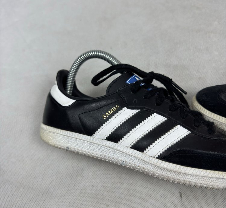 Adidas Samba Og B37294 Mens Black White Sneakers Shoes 5 5